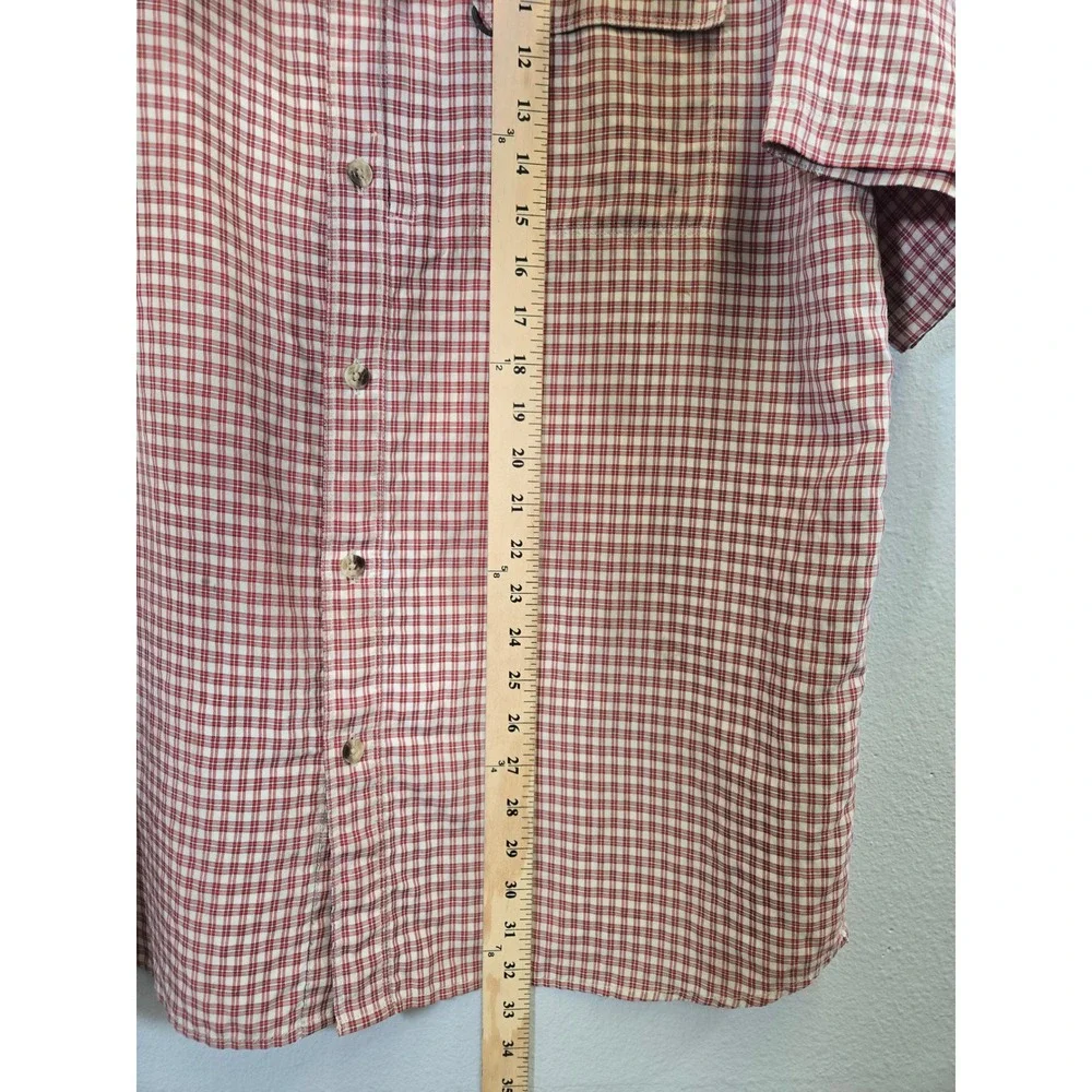 The North Face Plaid Hiking Outdoorsy Gorpcore Button Up Shirt Large